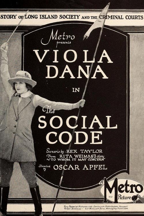 The Social Code 1923 official movie poster
