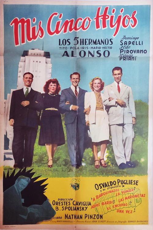 Mis cinco hijos 1948 official movie poster
