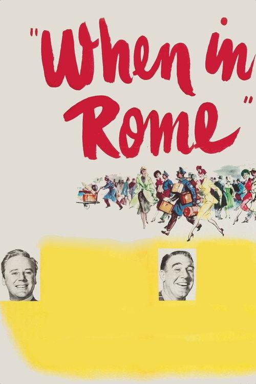 When in Rome 1952 official movie poster