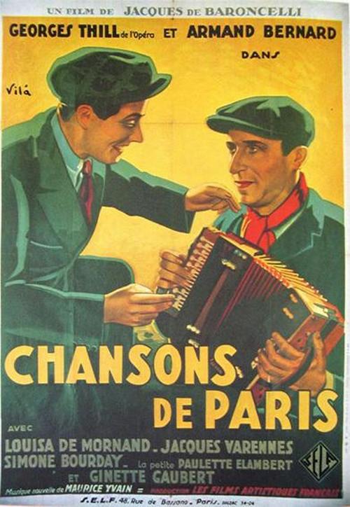 Chansons de Paris 1934 official movie poster