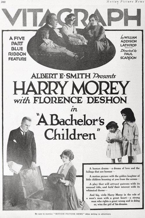 A Bachelor's Children 1918 official movie poster