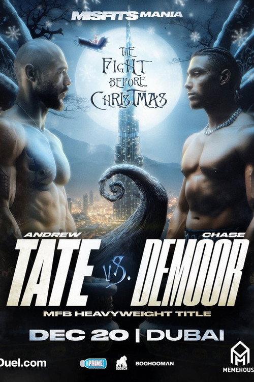 Andrew Tate vs. Chase DeMoor 2025 official movie poster