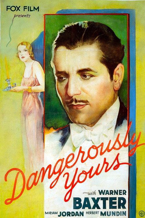 Dangerously Yours 1933 official movie poster