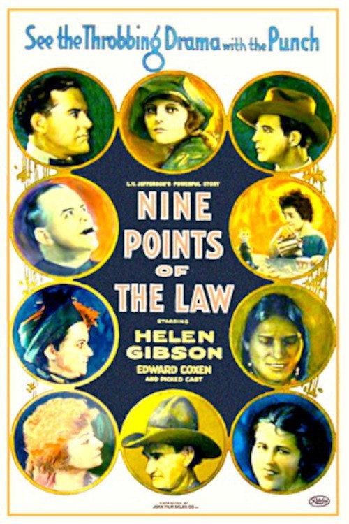 Nine Points of the Law 1922 official movie poster