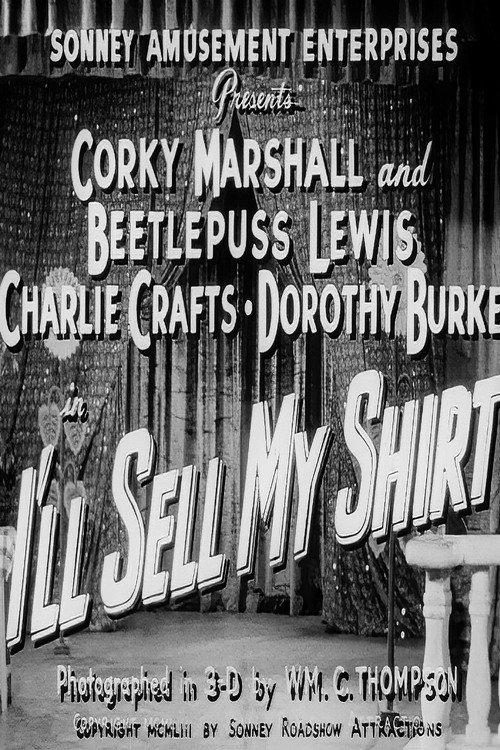 I'll Sell My Shirt 1953 official movie poster
