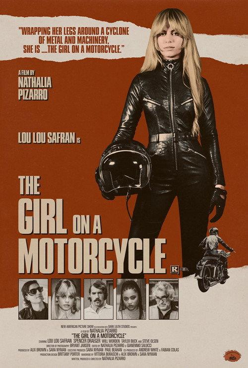 The Girl on A Motorcycle 2025 official movie poster