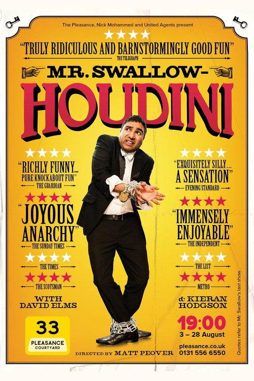 Mr Swallow: Houdini 2017 official movie poster