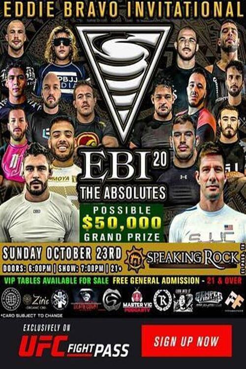 Eddie Bravo Invitational 20: The Absolutes 2022 official movie poster