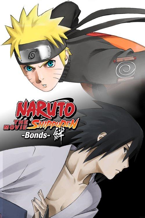 Naruto Shippuden the Movie: Bonds 2008 official movie poster
