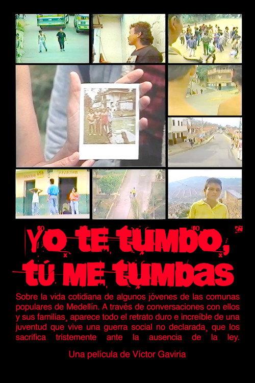 Yo te tumbo, tu me tumbas 1990 official movie poster