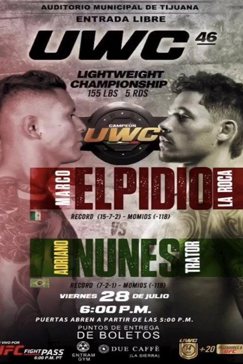 UWC 46: Nunes vs. Elpidio 2023 official movie poster