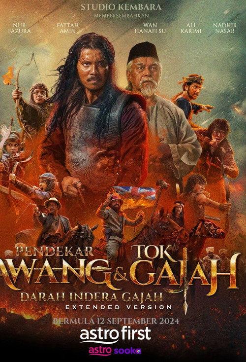 Pendekar Awang & Tok Gajah: Darah Indera Gajah 2024 official movie poster