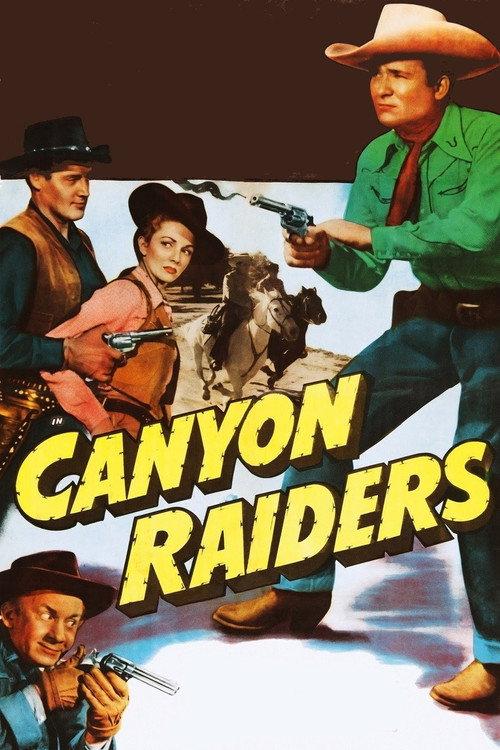 Canyon Raiders 1951 official movie poster