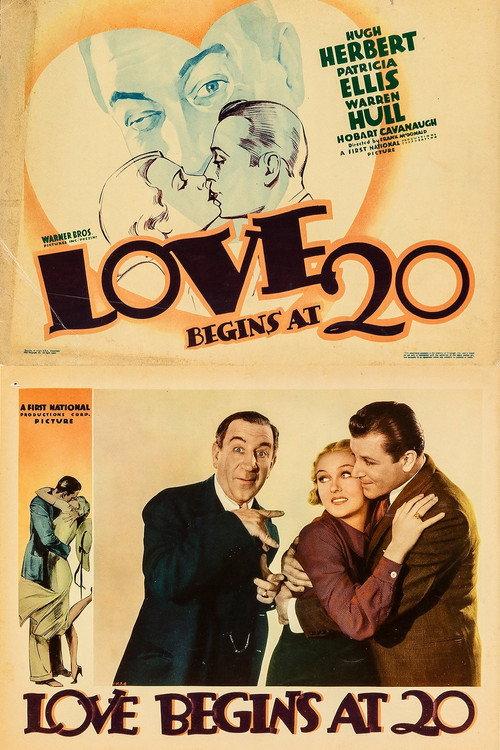 Love Begins at Twenty 1936 official movie poster