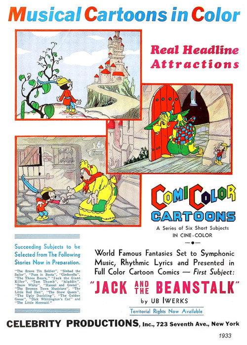 Jack and the Beanstalk 1933 official movie poster