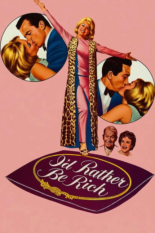 I'd Rather Be Rich 1964 official movie poster