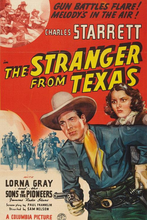 The Stranger from Texas 1939 official movie poster