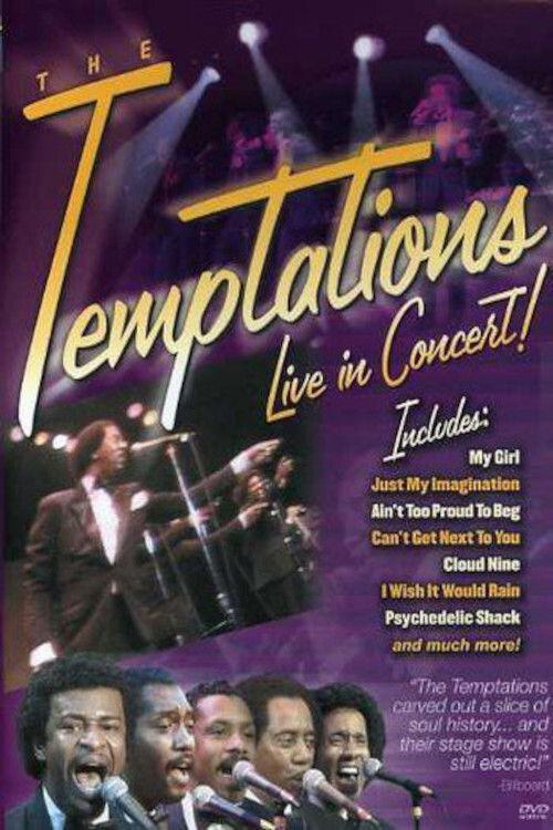 The Temptations: Live in Concert 1984 official movie poster