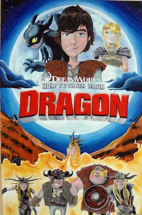 How to Train Your Dragon: The Technical Artistry of Dragon 2010 official movie poster