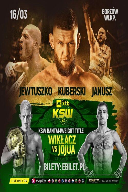 KSW 92: Wiklacz vs. Jojua 2024 official movie poster