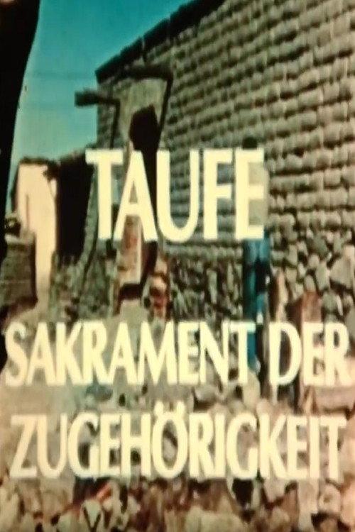 Baptism 1969 official movie poster