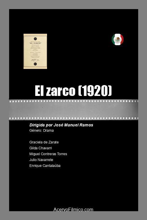 El zarco 1920 official movie poster