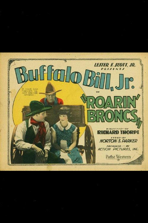 Roarin' Broncs 1927 official movie poster