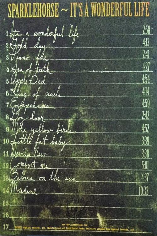 Sonic Cinema: Sparklehorse 2001 official movie poster