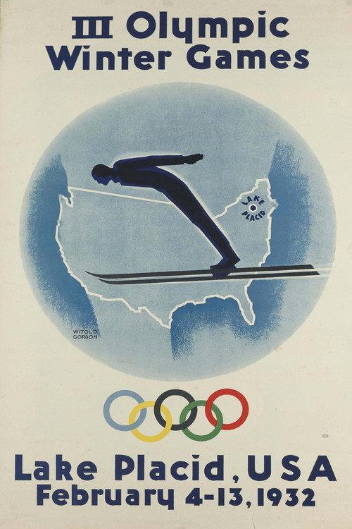1932 Lake Placid Olympics 1932 official movie poster