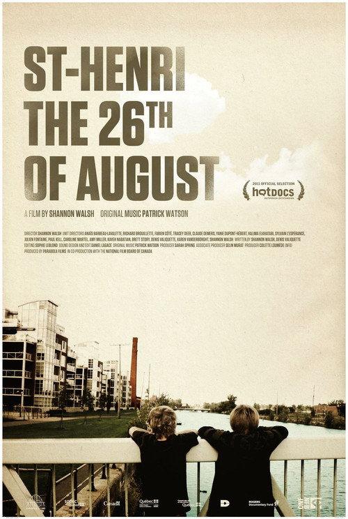 St. Henri, the 26th of August 2011 official movie poster