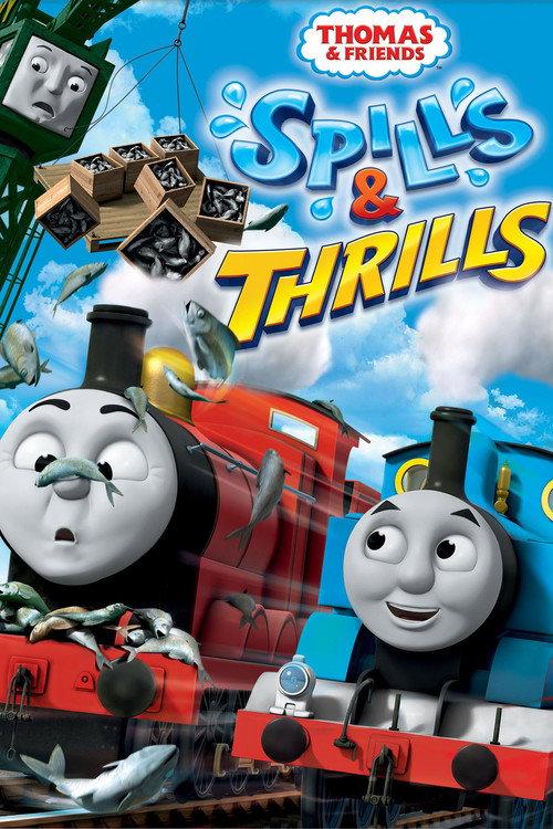 Thomas & Friends: Spills and Thrills 2014 official movie poster