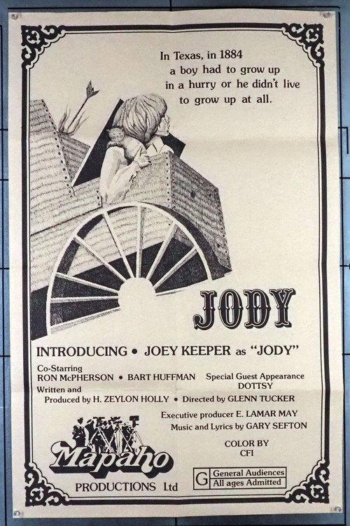 The Adventures of Jody Shanan 1978 official movie poster