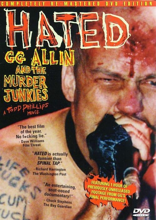 Hated: GG Allin and The Murder Junkies 1993 official movie poster