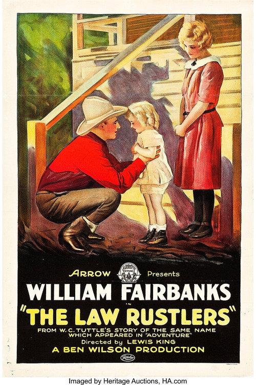 The Law Rustlers 1923 official movie poster
