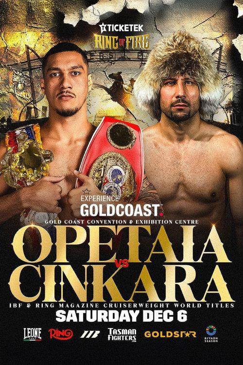 Jai Opetaia vs. Huseyin Cinkara 2025 official movie poster