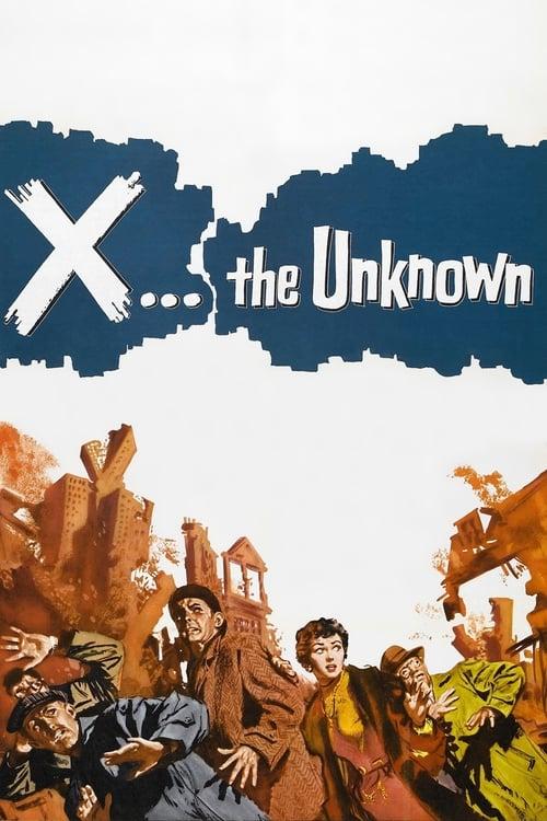 X: The Unknown 1956 official movie poster