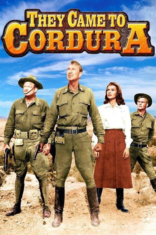 They Came to Cordura 1959 official movie poster