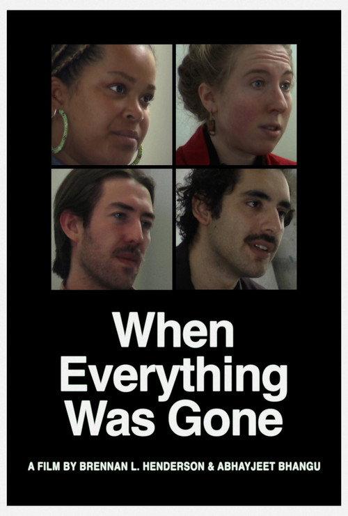 When Everything Was Gone 2025 official movie poster
