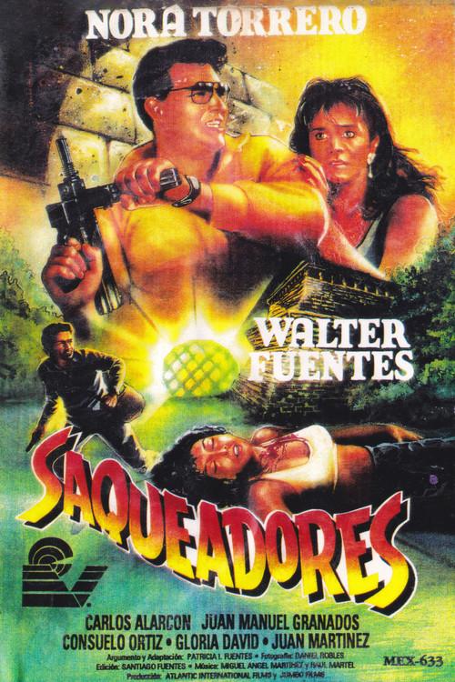 Saqueadores 1992 official movie poster