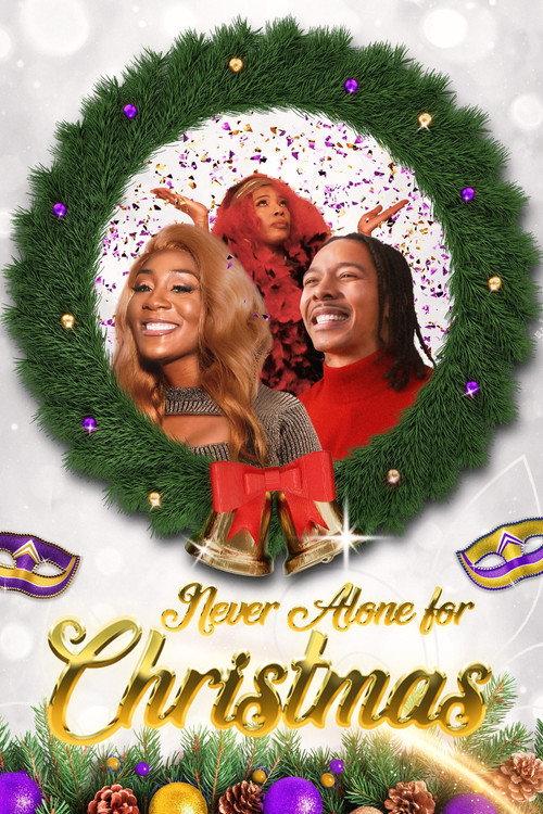 Never Alone For Christmas 2023 official movie poster