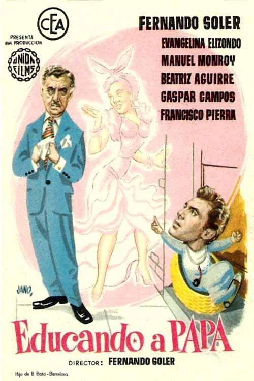Educando a papá 1955 official movie poster