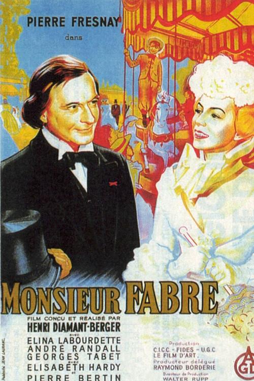 Amazing Monsieur Fabre 1951 official movie poster