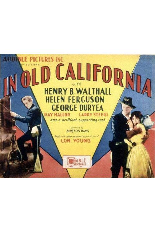 In Old California 1929 official movie poster