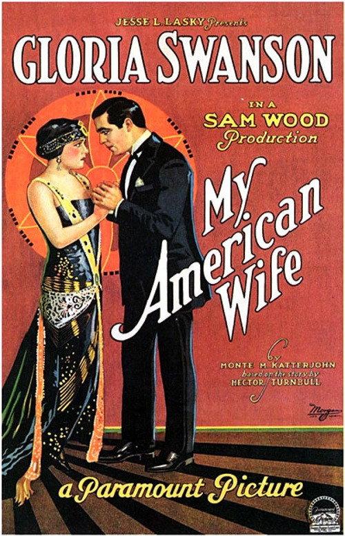 My American Wife 1922 official movie poster