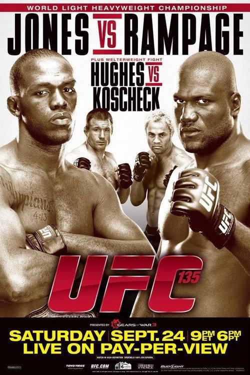 UFC 135: Jones vs. Rampage 2011 official movie poster