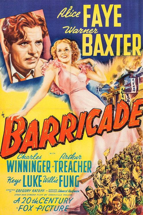 Barricade 1939 official movie poster