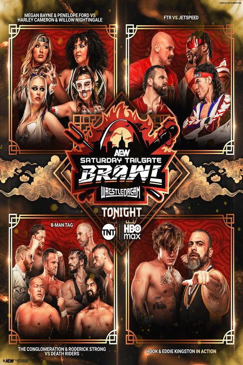 AEW WrestleDream 2025: Saturday Tailgate Brawl 2025 official movie poster