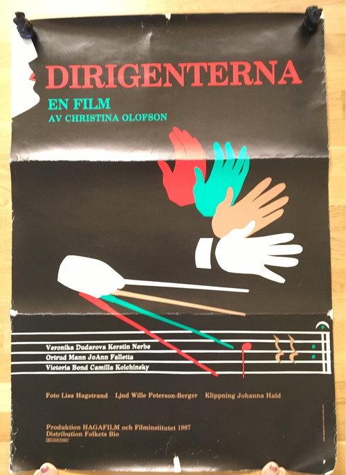 Dirigenterna 1987 official movie poster