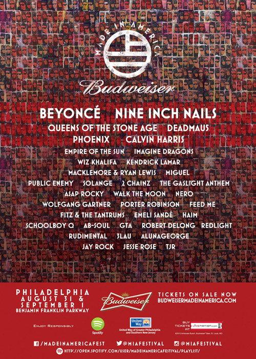 Nine Inch Nails :  Budweiser Made In America Festival 2013 official movie poster