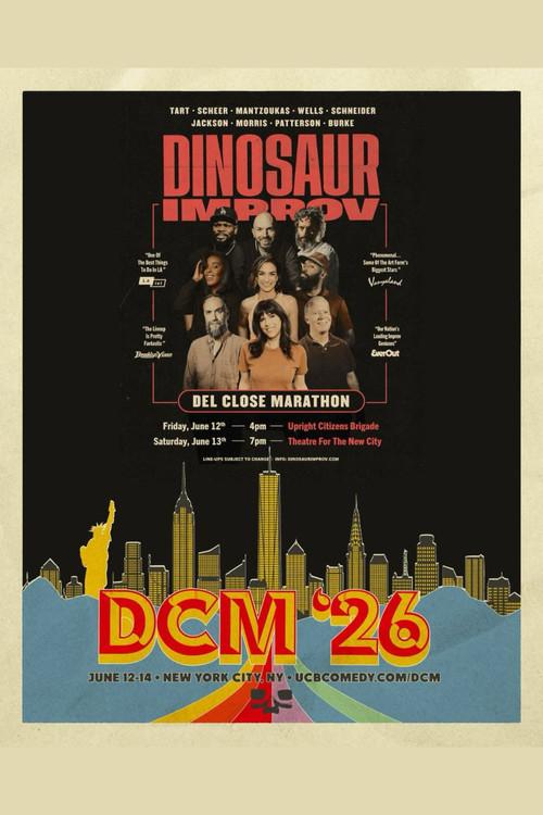 Dinosaur Improv: DCM '26 2026 official movie poster